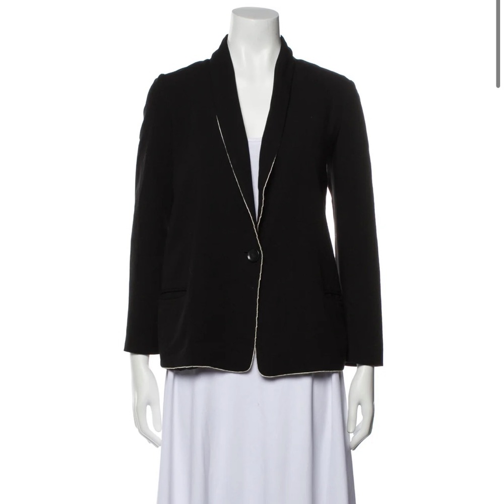 Just Cavalli By Roberto Cavalli black boyfriend blazer boxy fit relaxed business